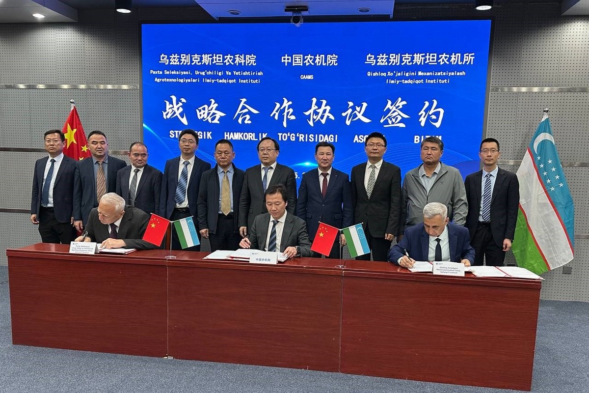 Uzbekistan, China to launch agricultural machinery assembly plant