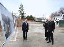 Президент Ильхам Алиев и Первая леди Мехрибан Алиева приняли участие в открытии ряда объектов в Шуше и ознакомились с проводимыми строительными работами (ФОТО/ВИДЕО)