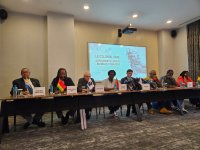 Azerbaijan's BIG organizes press conference ahead of int'l conference (PHOTO)