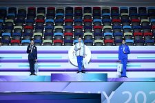 Азербайджанская гимнастка завоевала бронзовую медаль на международном турнире в Баку (ФОТО)