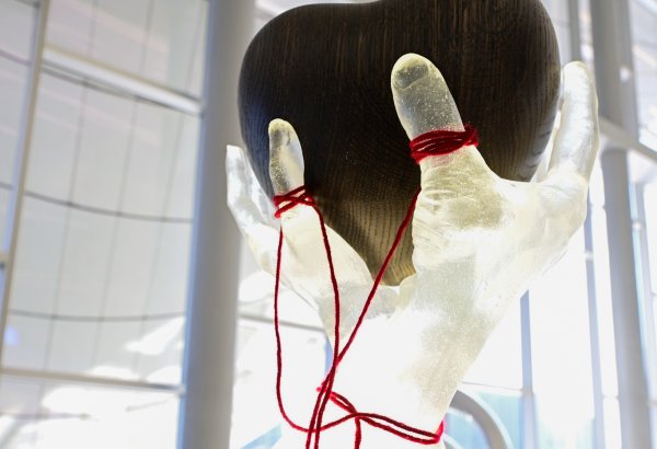 Heydar Aliyev Center presents unique art composition titled 'My Heart is Yours' (PHOTO)