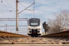 Swiss-minted train makes its debut on Azerbaijan's Absheron circular route (PHOTO)