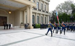 В Баку состоялась церемония официальной встречи Президента Германии (ФОТО/ВИДЕО)