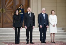 В Баку состоялась церемония официальной встречи Президента Германии (ФОТО/ВИДЕО)