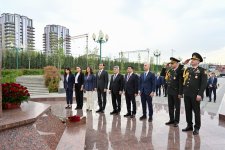 Спикер Милли Меджлиса Сахиба Гафарова побывала на площади Гейдара Алиева в Ташкенте (ФОТО)