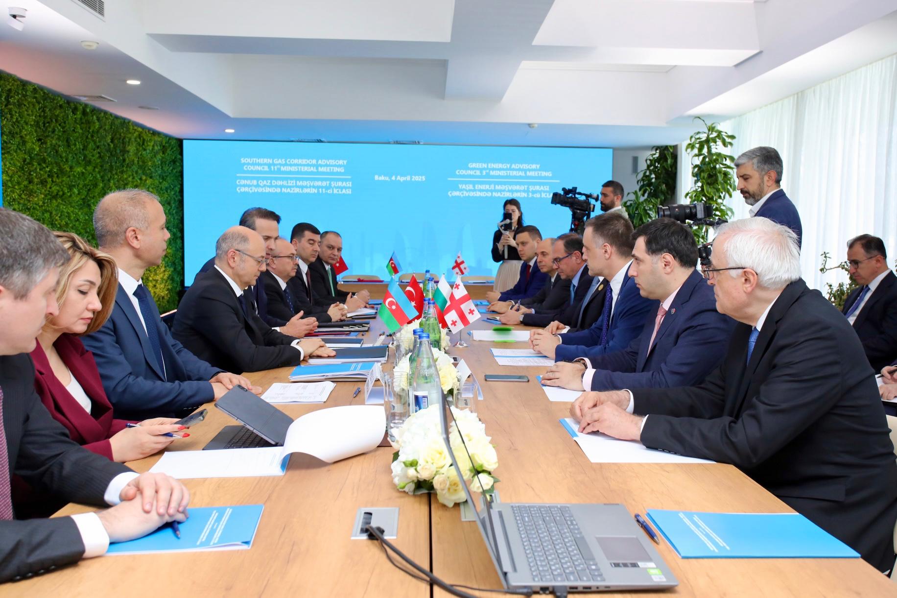 Подписан меморандум о сотрудничестве в рамках "зеленого" коридора между Азербайджаном, Грузией, Турцией и Болгарией (ФОТО)