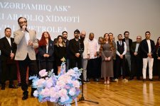 Президент Баку Медиа Центра Арзу Алиева приняла участие в церемонии презентации художественного фильма «Тагиев: Царь» в киноцентре «Низами» (ФОТО)