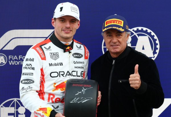 Verstappen crosses finish line first, snagging his maiden win of season at Suzuka (PHOTO)