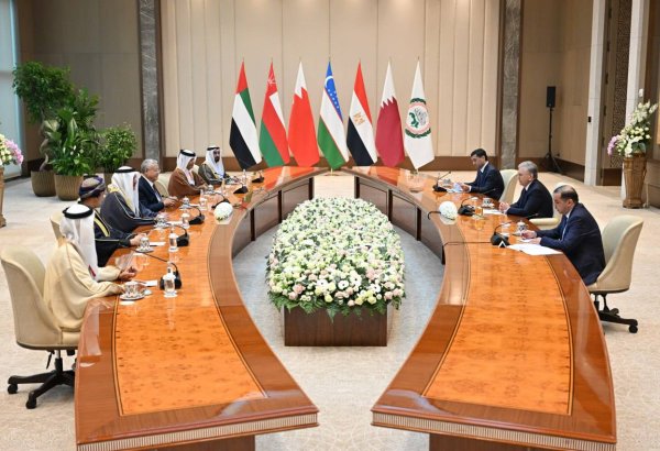 President of Uzbekistan meets Arab Parliament speakers