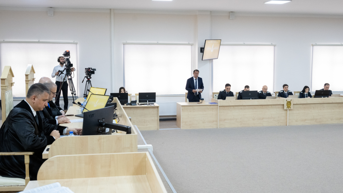 Продолжился суд над лицами, обвиняемыми в совершении многочисленных преступлений против азербайджанского народа (ФОТО)