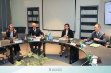 Обсуждено расширение сотрудничества между финансовыми структурами Азербайджана и Казахстана (ФОТО)