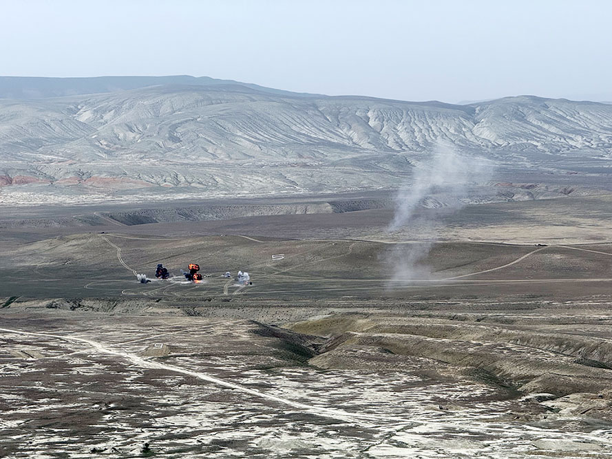 Azerbaijani Army conducts live-fire tactical exercise (VIDEO)