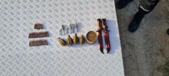 В Абшеронском районе обнаружены ручные гранаты и взрывчатые вещества (ФОТО)