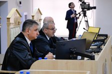 В суде продемонстрированы видеоматериалы относительно убийства и сожжения армянскими военными 39-дневного младенца в Баганис-Айрыме (ФОТО)