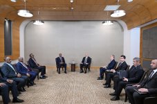 Президент Ильхам Алиев встретился с председателем Суверенного переходного совета Республики Судан (ФОТО/ВИДЕО)
