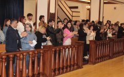 Актерское мастерство с Нураддином Мехтиханлы в Гяндже - путешествие героя с тысячью масок (ФОТО)