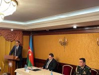 Состоялась встреча с азербайджанскими военнослужащими, обучающимися в Российской Федерации (ФОТО)