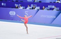 В Баку завершился второй день 30-го Первенства Баку по художественной гимнастике (ФОТО)