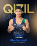 Азербайджанский борец Гурбан Гурбанов завоевал золото на чемпионате Европы (ФОТО)