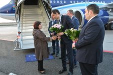 Спикер Милли Меджлиса Сахиба Гафарова прибыла в Российскую Федерацию с рабочим визитом (ФОТО)