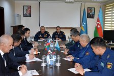Казахстанская делегация посетила Военно-воздушные силы Азербайджана (ФОТО)