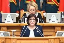 Спикер Милли Меджлиса выступила на заседании ПА СНГ (ФОТО)