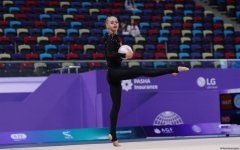 В Баку стартовал Кубок мира по художественной гимнастике (ФОТО)