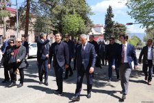 Иностранные дипломаты проинформированы о строительно-монтажных работах в Ханкенди (ФОТО)