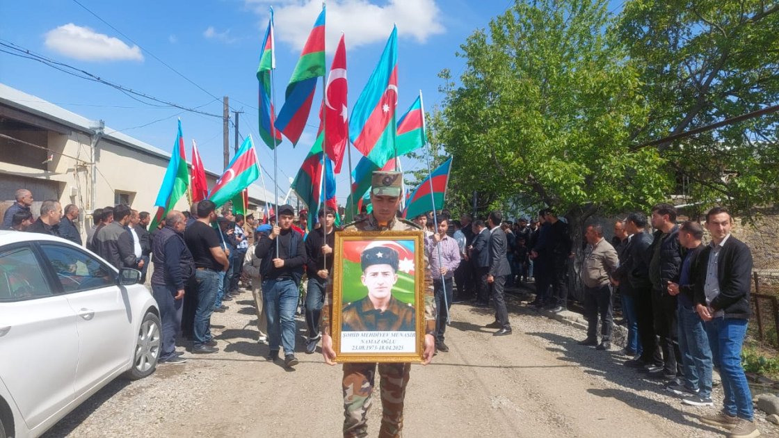 В Самухе преданы земле останки считавшегося пропавшим без вести в I Карабахской войне шехида Мунасиба Мехдиева