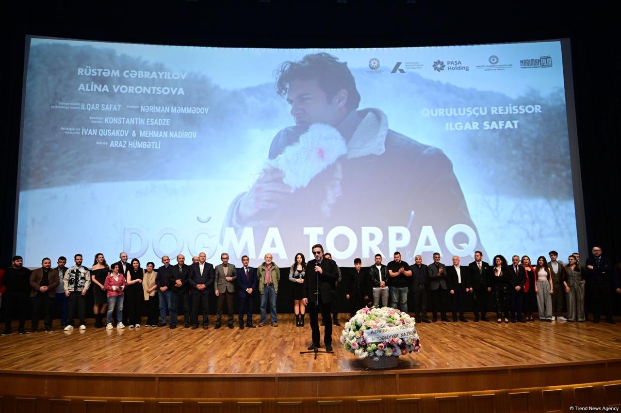 В Баку состоялась торжественная премьера художественного фильма "Doğma torpaq" о Карабахской войне (ФОТО)