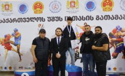 Азербайджанские спортсмены завоевали 29 медалей на чемпионате Грузии по ушу-санда (ФОТО)