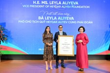 Вице-президент Фонда Гейдара Алиева Лейла Алиева совершила визит во Вьетнам (ФОТО)