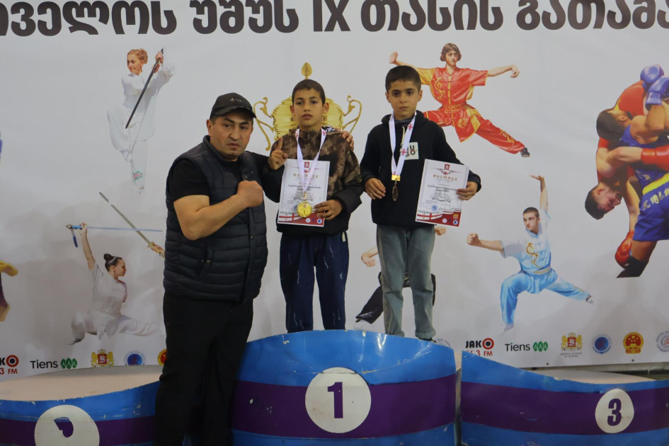 Азербайджанские спортсмены завоевали 29 медалей на чемпионате Грузии по ушу-санда (ФОТО)