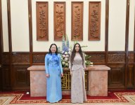 Вице-президент Фонда Гейдара Алиева Лейла Алиева встретилась с вице-президентом Вьетнама (ФОТО)