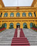 Вице-президент Фонда Гейдара Алиева Лейла Алиева встретилась с вице-президентом Вьетнама (ФОТО)