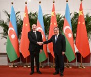 Президент Ильхам Алиев встретился с премьер-министром Государственного Совета Китая (ФОТО/ВИДЕО)