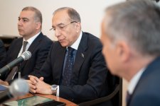 Низами Сафаров выступил с докладом на 4-м заседании Азербайджано-казахстанского экспертного совета (ФОТО)