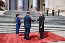 В Пекине состоялась церемония официальной встречи Президента Ильхама Алиева (ВИДЕО/ФОТО)