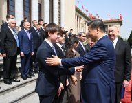 В Пекине состоялась церемония официальной встречи Президента Ильхама Алиева (ВИДЕО/ФОТО)