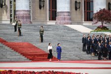 В Пекине состоялась церемония официальной встречи Президента Ильхама Алиева (ВИДЕО/ФОТО)