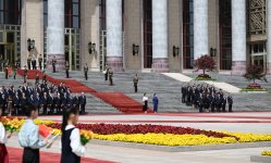 В Пекине состоялась церемония официальной встречи Президента Ильхама Алиева (ВИДЕО/ФОТО)