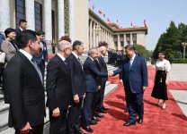 В Пекине состоялась церемония официальной встречи Президента Ильхама Алиева (ВИДЕО/ФОТО)