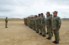 В Азербайджанской армии состоялось первенство по военизированному кроссу (ФОТО)