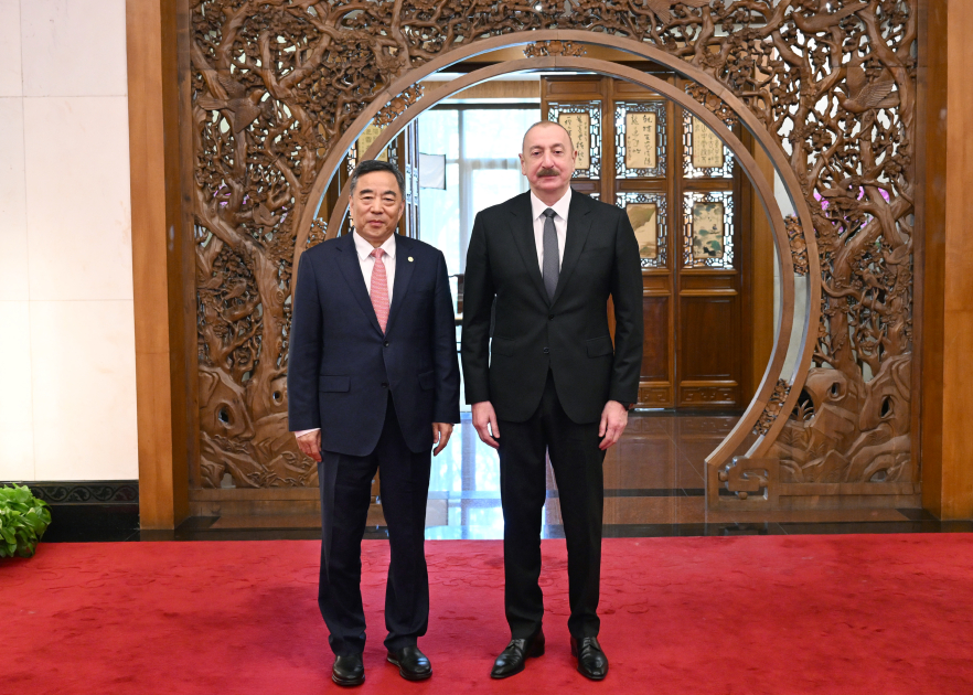 Президент Ильхам Алиев встретился в Пекине с председателем компании China Energy Engineering Corporation Limited (ФОТО/ВИДЕО)