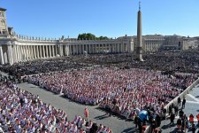 Сахиба Гафарова приняла участие в церемонии похорон Папы Римского (ФОТО)
