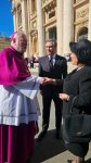 Сахиба Гафарова приняла участие в церемонии похорон Папы Римского (ФОТО)