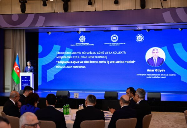 Conference in Azerbaijan's Baku examines impact of digitalization and AI on employment (PHOTO)