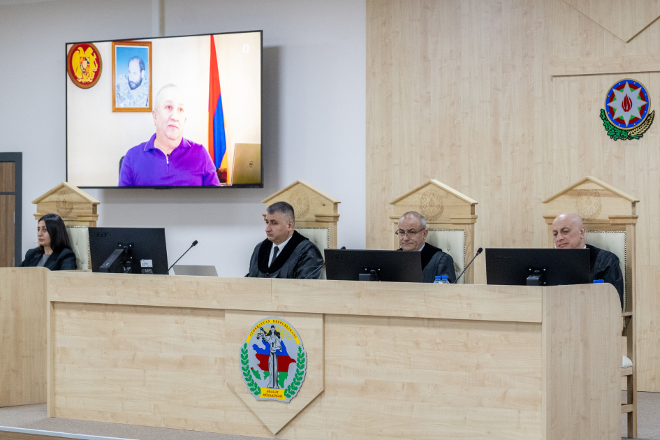 Продолжился суд над лицами, обвиняемыми в совершении многочисленных преступлений против азербайджанского народа (ФОТО)