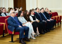 Вице-президент Фонда Гейдара Лейла Алиева приcутствовала на концерте студентов и молодежи в Бакинской музыкальной академии (ФОТО)