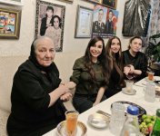 Вице-президент Фонда Гейдара Алиева Лейла Алиева и Арзу Алиева посетили дом Полада Гашимова (ФОТО)